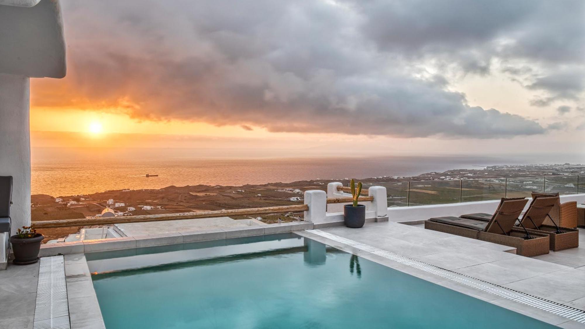 Dream Villa Santorini Vourvoulos Ngoại thất bức ảnh