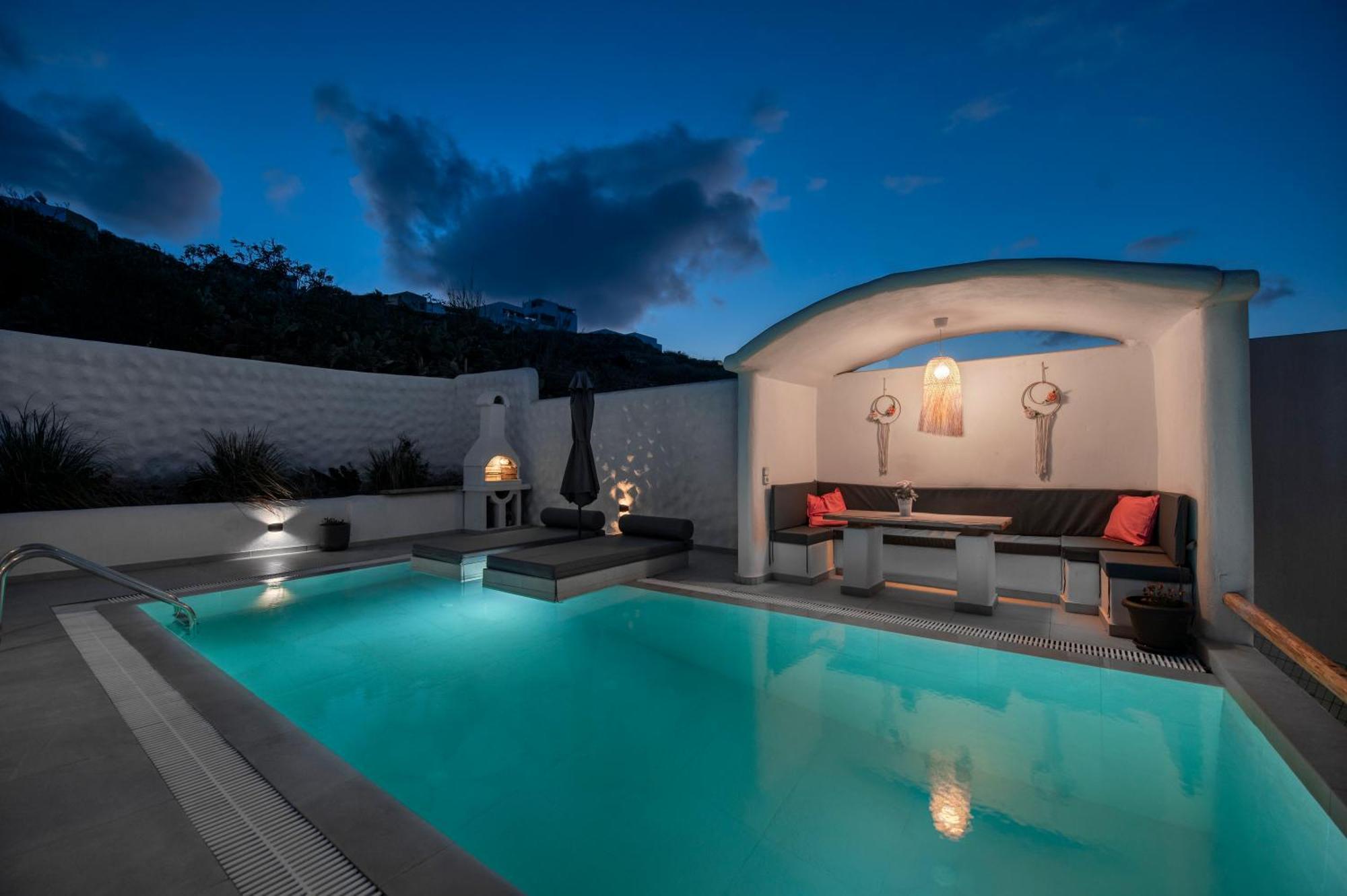 Dream Villa Santorini Vourvoulos Ngoại thất bức ảnh