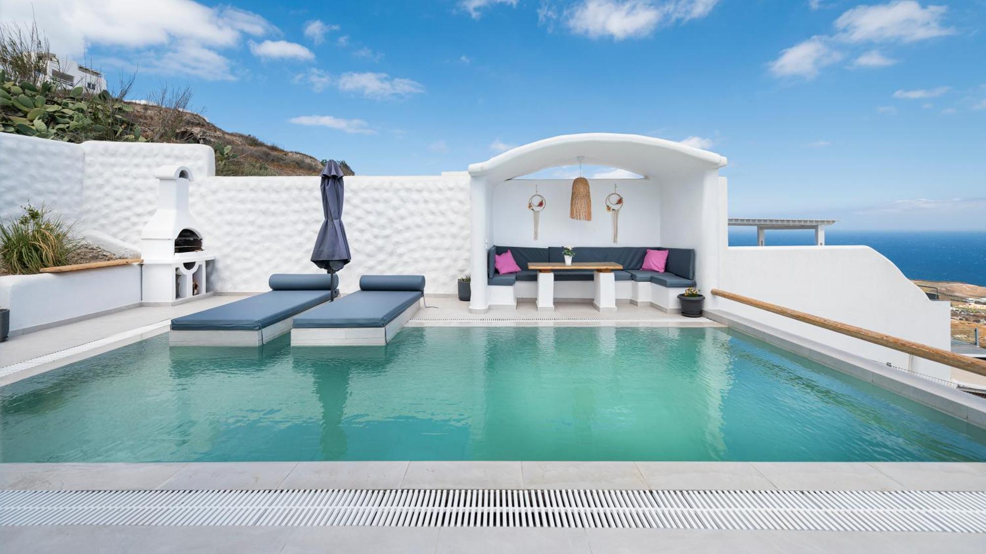 Dream Villa Santorini Vourvoulos Ngoại thất bức ảnh