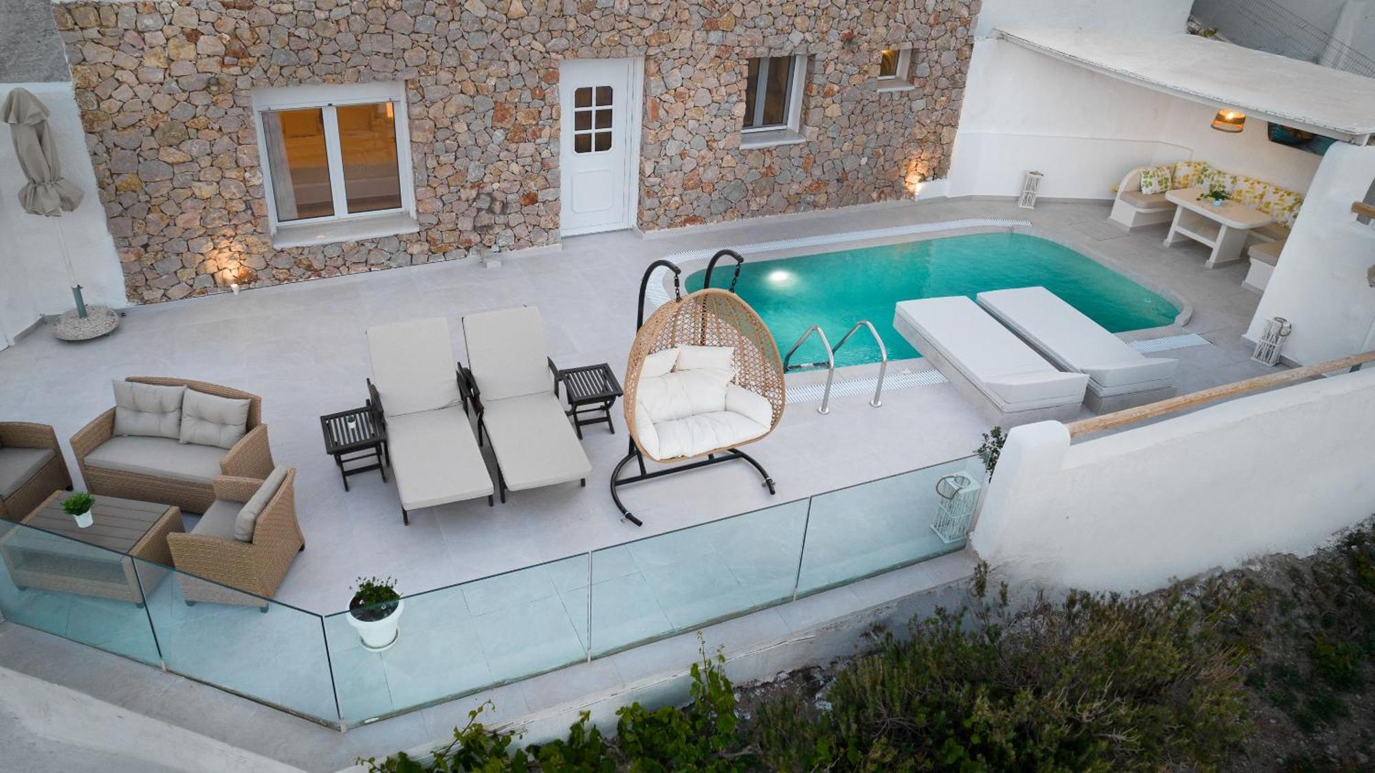 Dream Villa Santorini Vourvoulos Ngoại thất bức ảnh