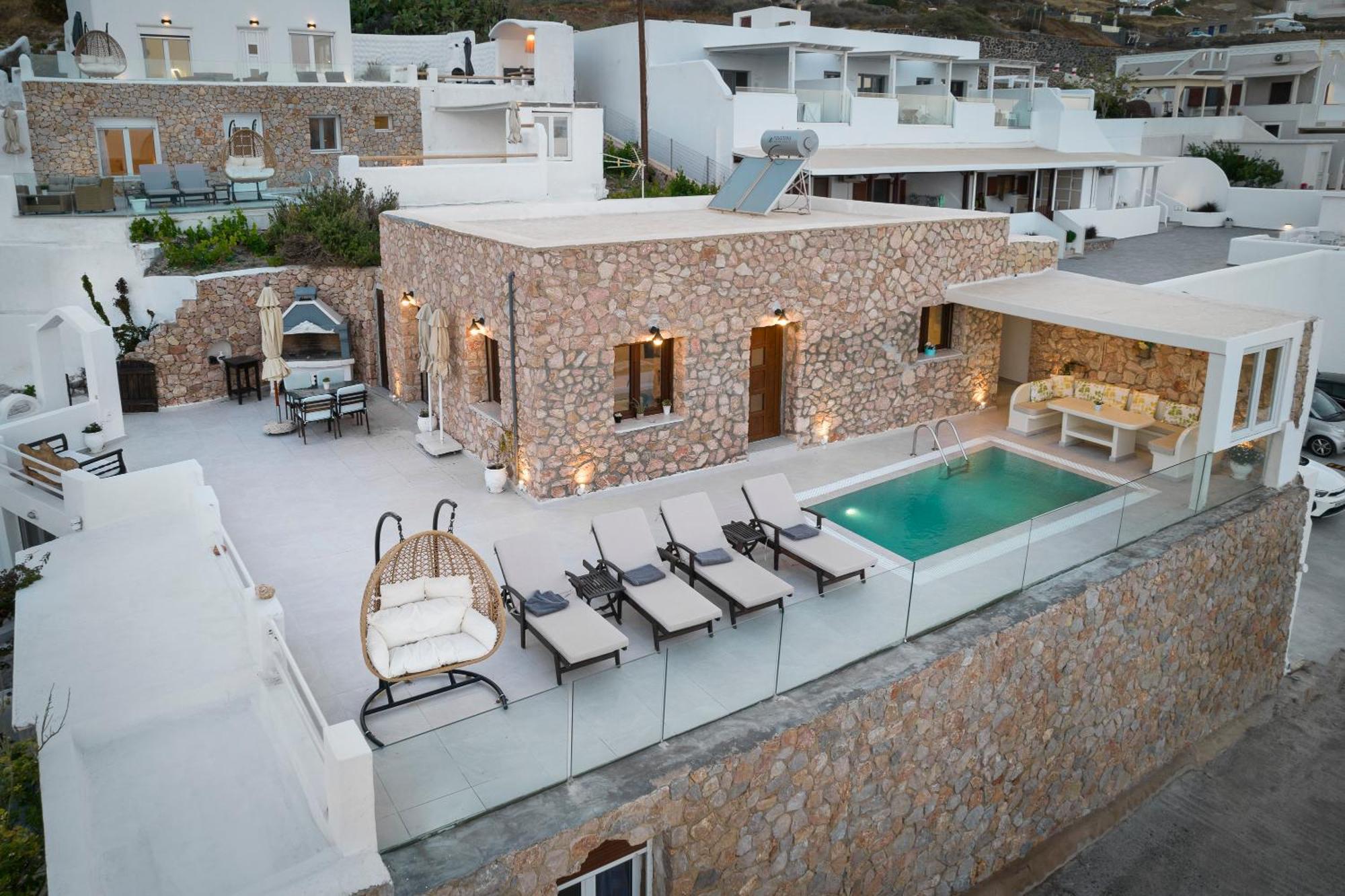 Dream Villa Santorini Vourvoulos Ngoại thất bức ảnh