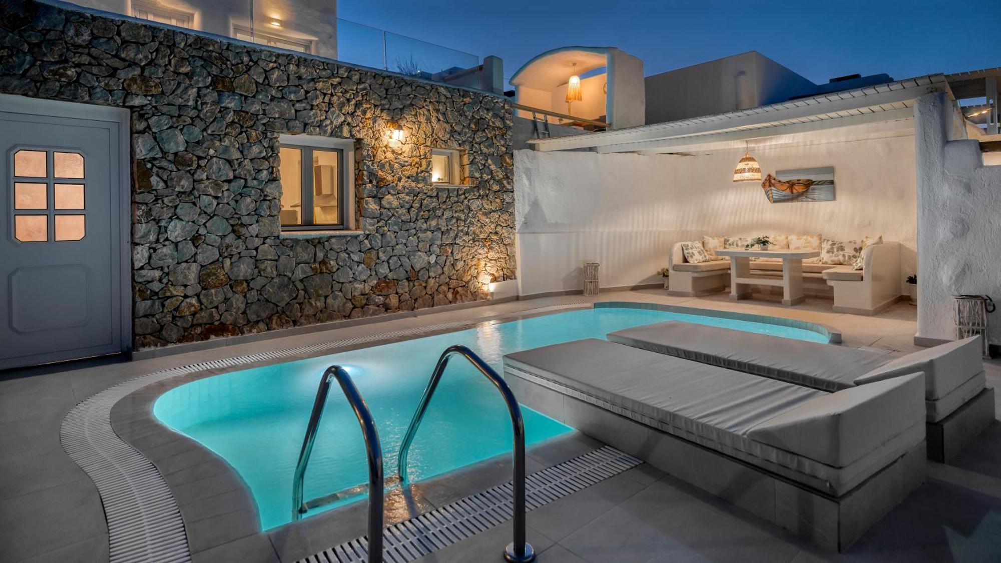 Dream Villa Santorini Vourvoulos Ngoại thất bức ảnh