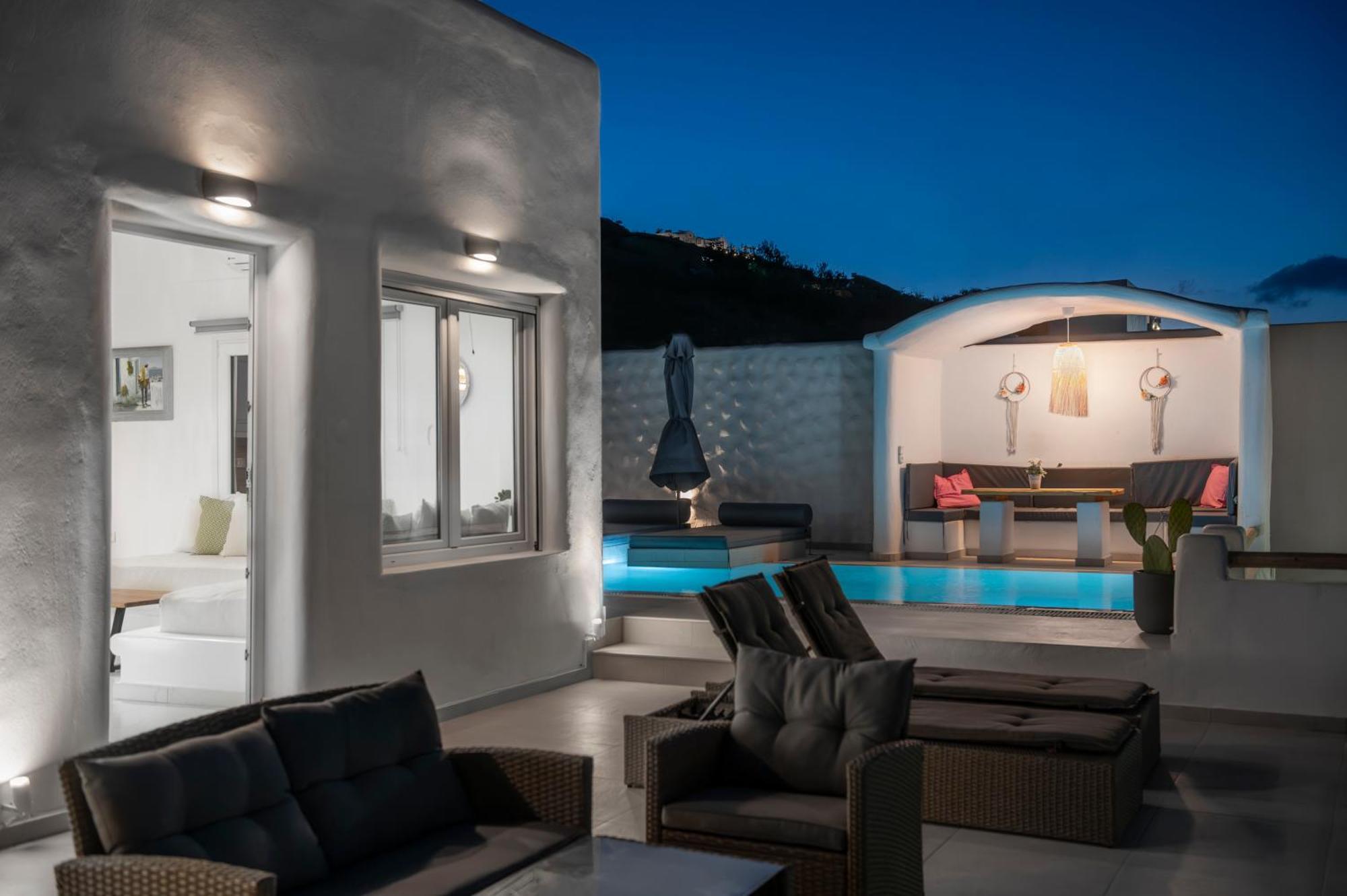 Dream Villa Santorini Vourvoulos Ngoại thất bức ảnh
